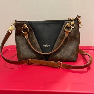Louis Vuitton Monogram Brown and Black Crossbody Bag